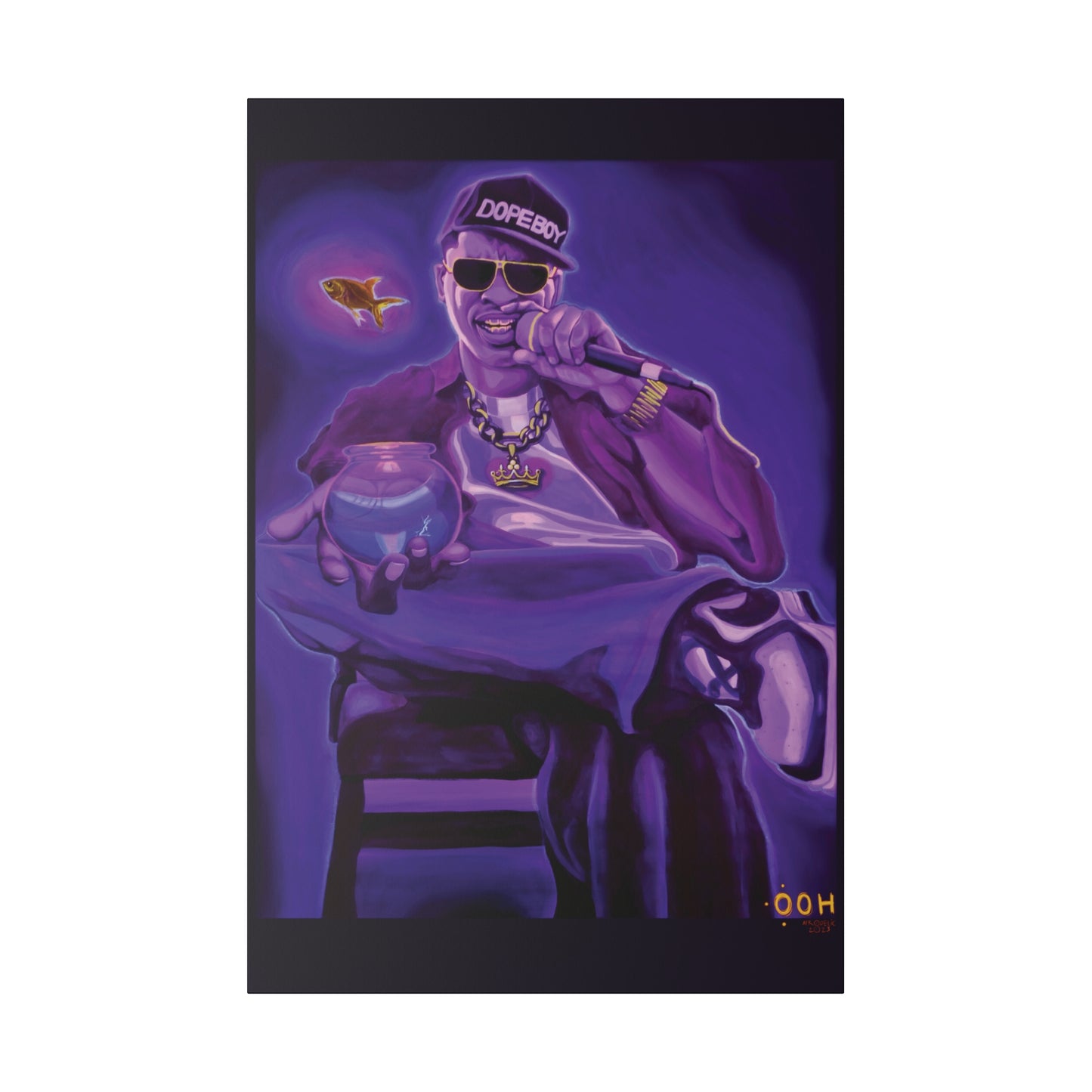 “OOH Forever.” on Stretched Canvas