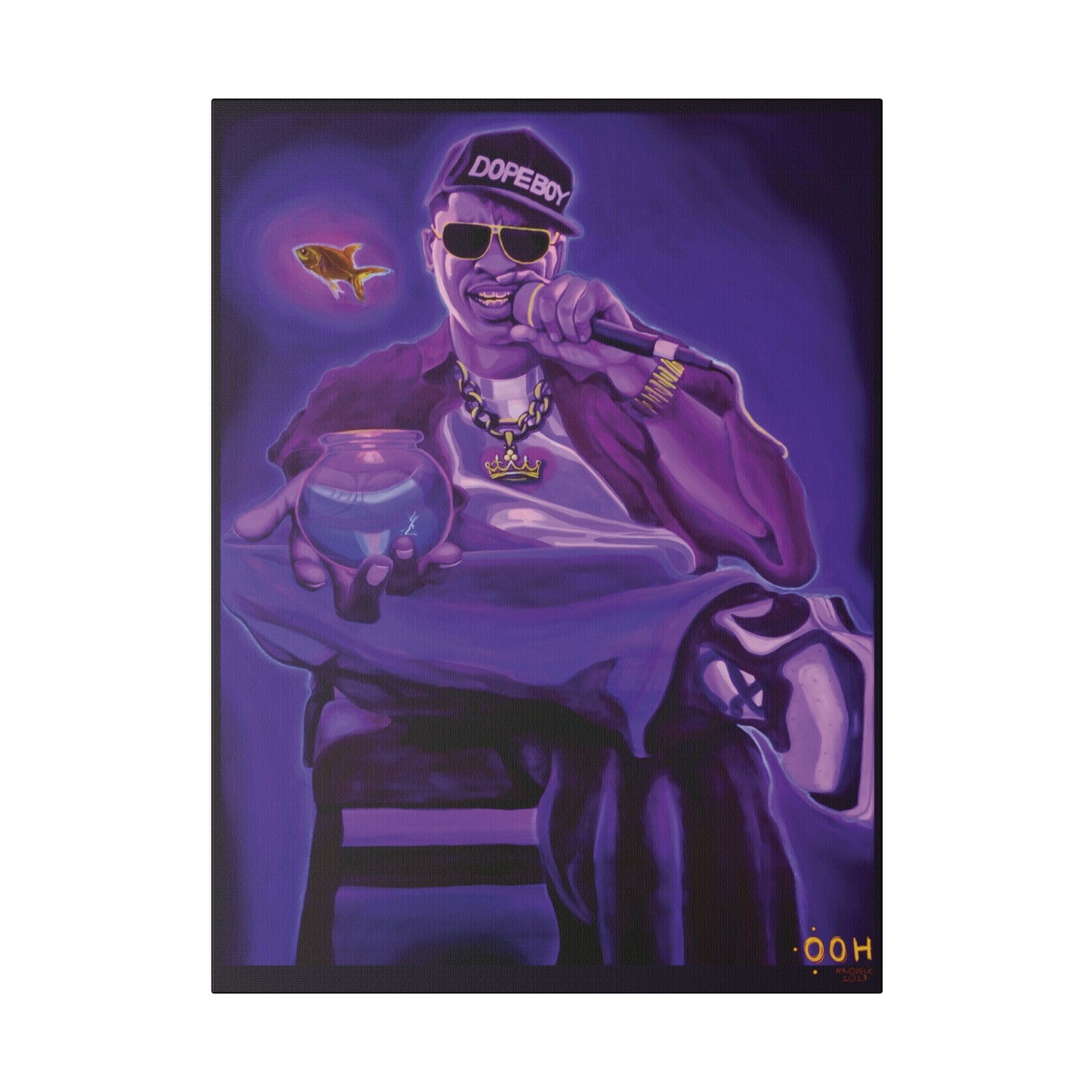 “OOH Forever.” on Stretched Canvas