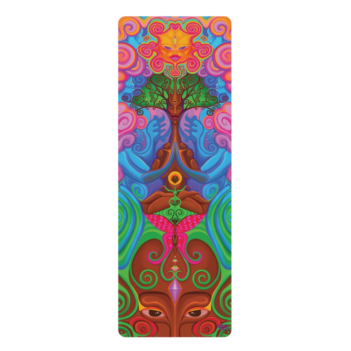 afr0earth yoga scroll