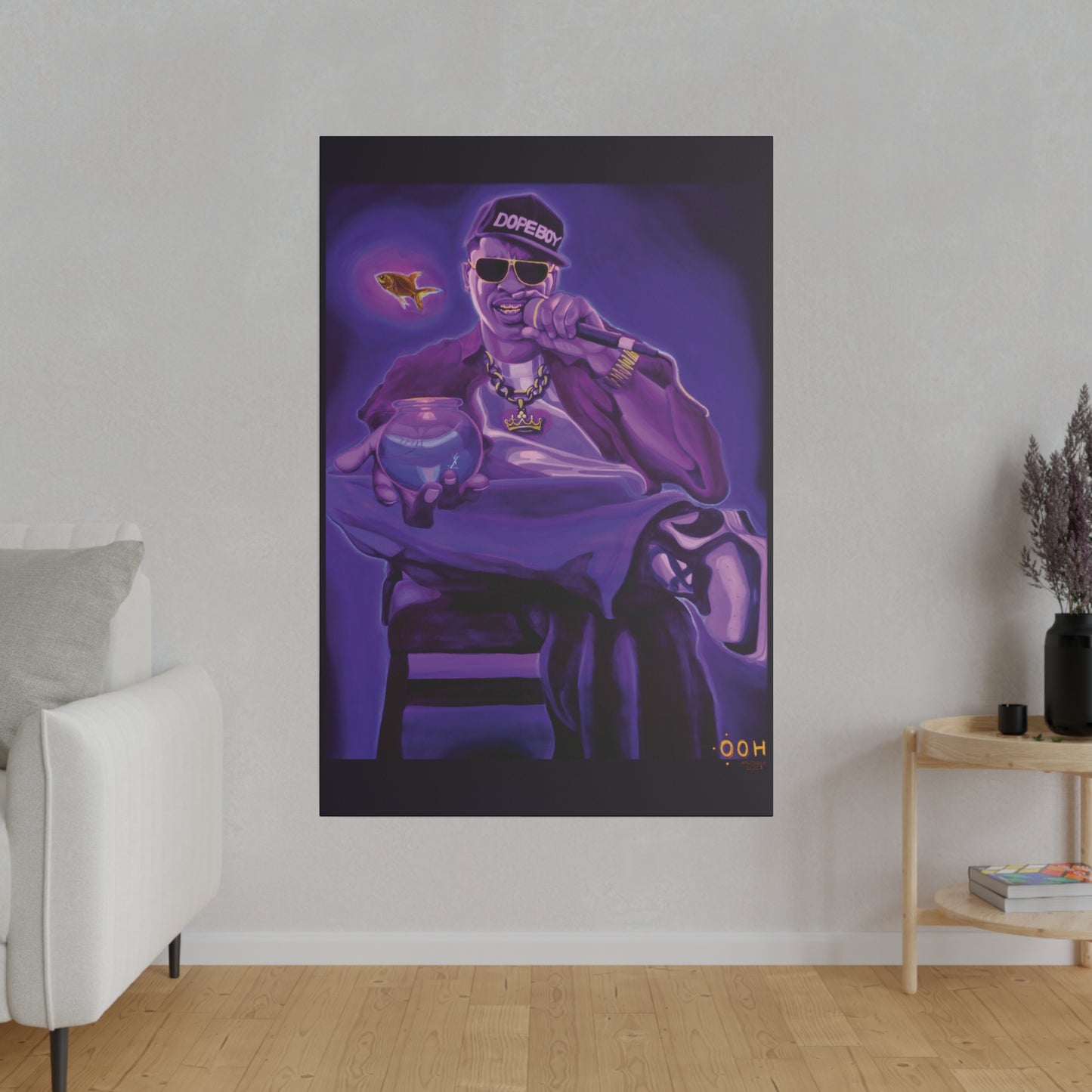 “OOH Forever.” on Stretched Canvas