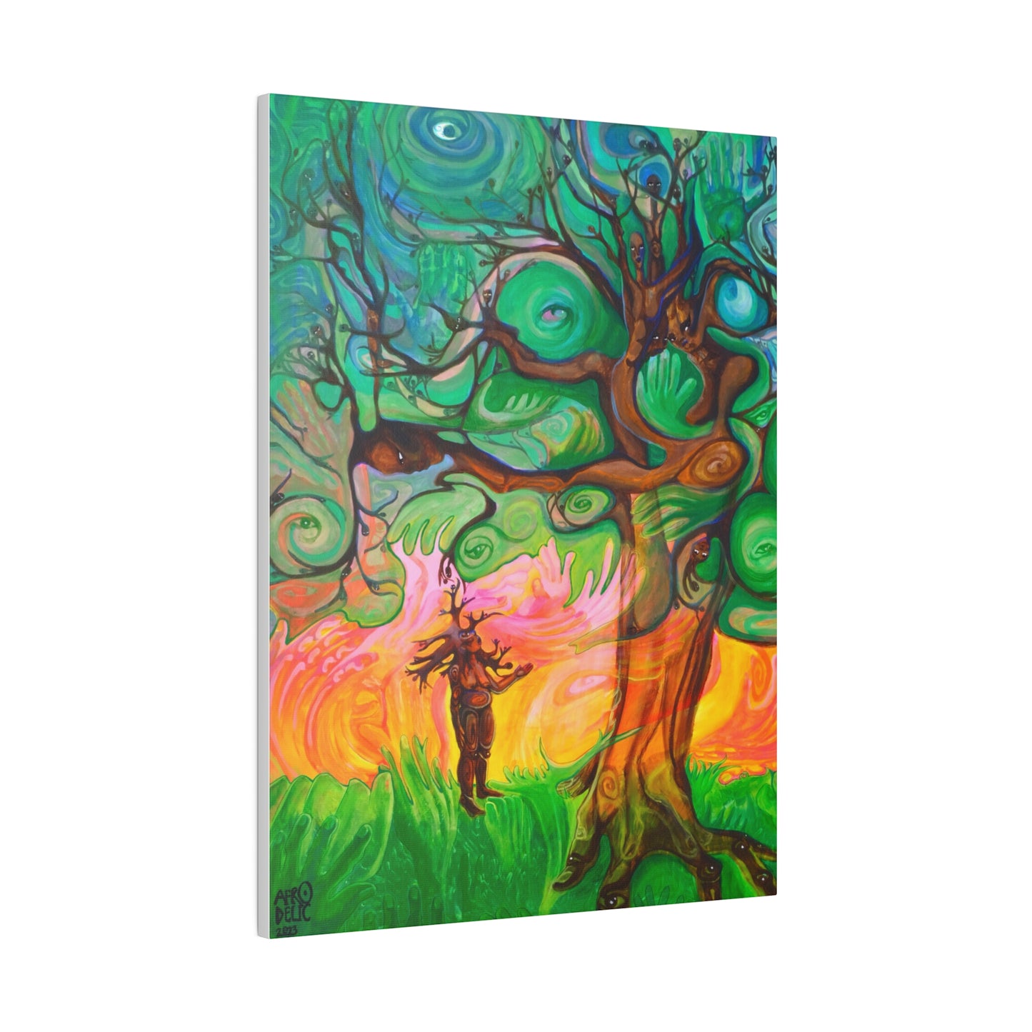 “Sister Tree, I Know You Are Me.” Stretched Canvas
