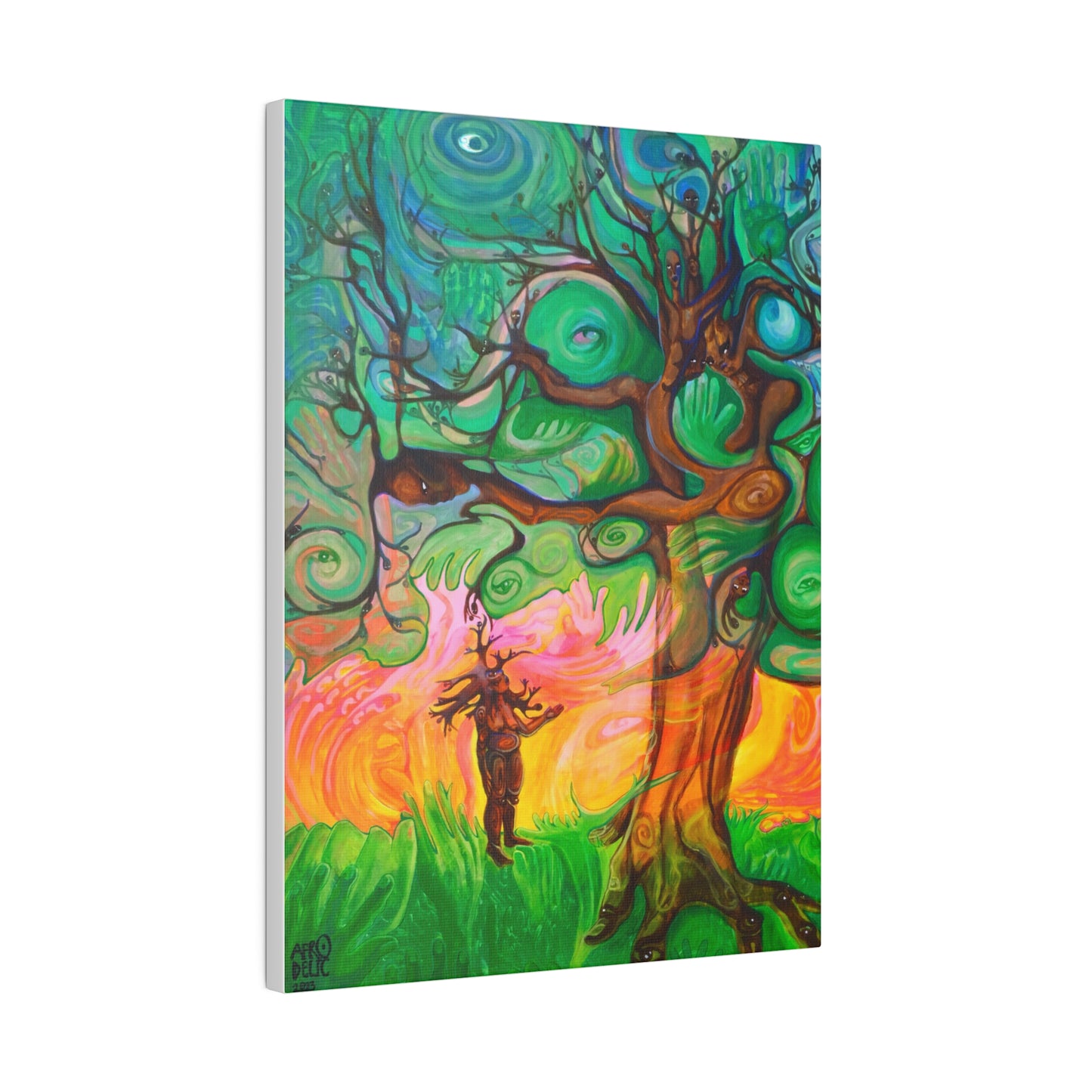 “Sister Tree, I Know You Are Me.” Stretched Canvas