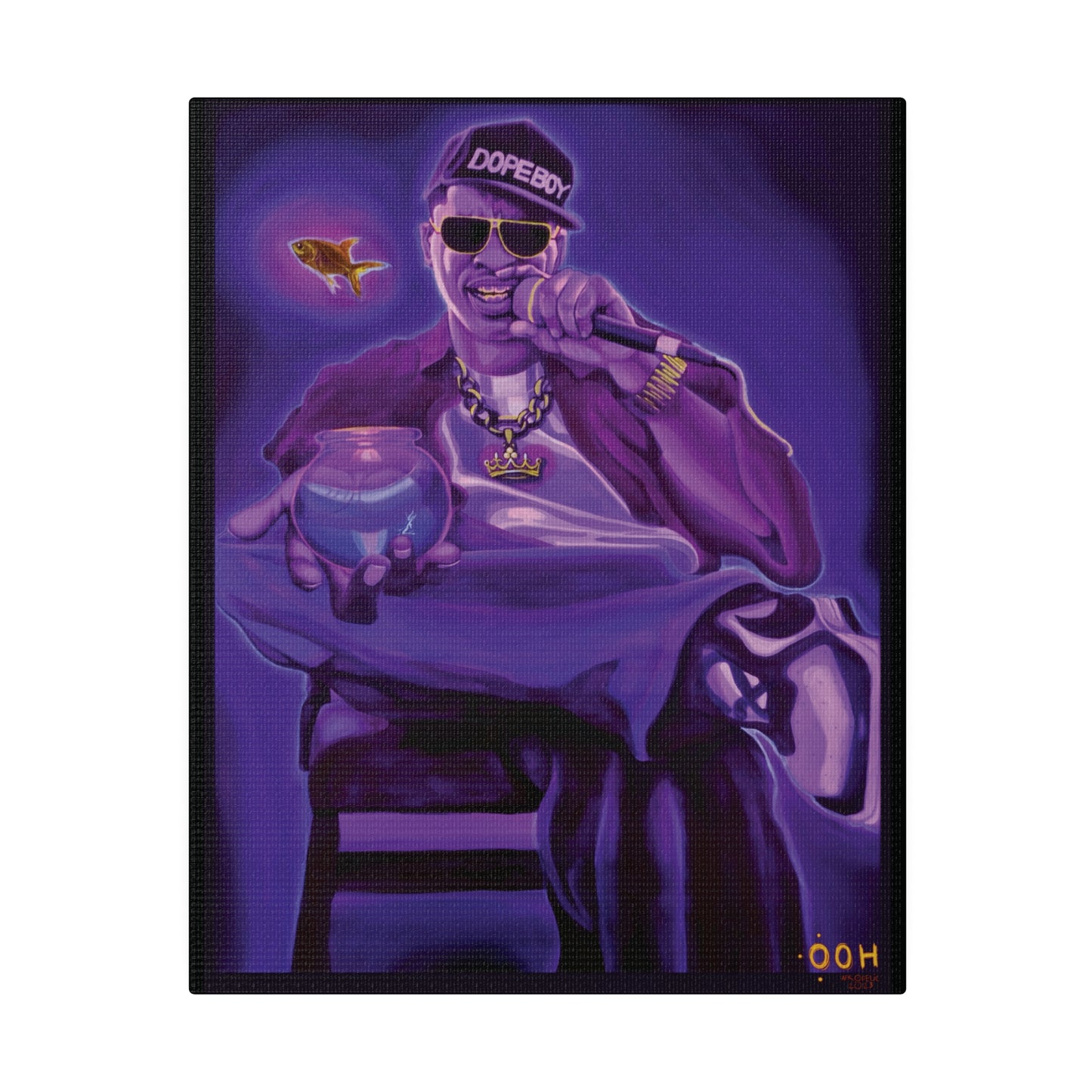 “OOH Forever.” on Stretched Canvas