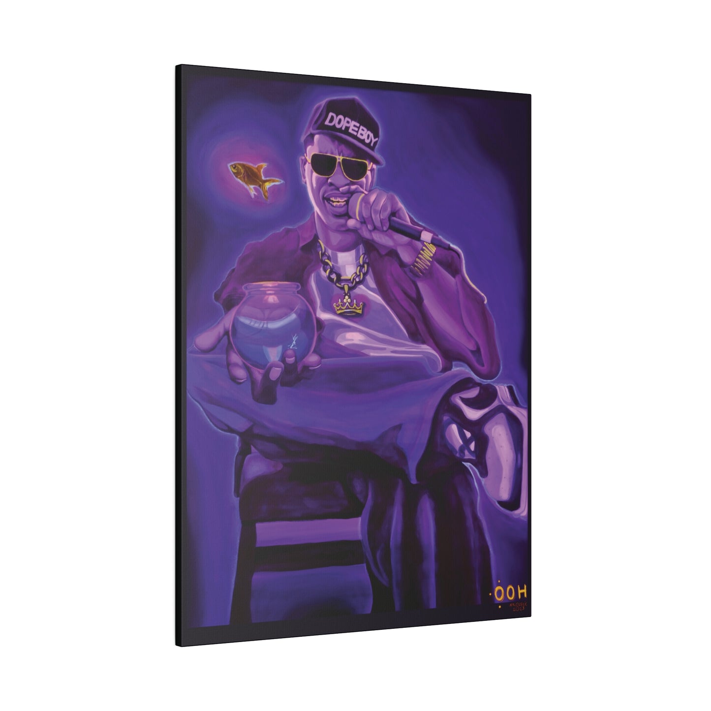 “OOH Forever.” on Stretched Canvas