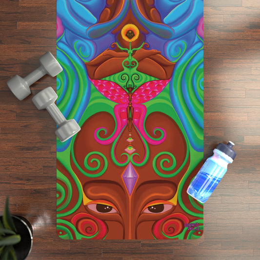 afr0earth yoga scroll