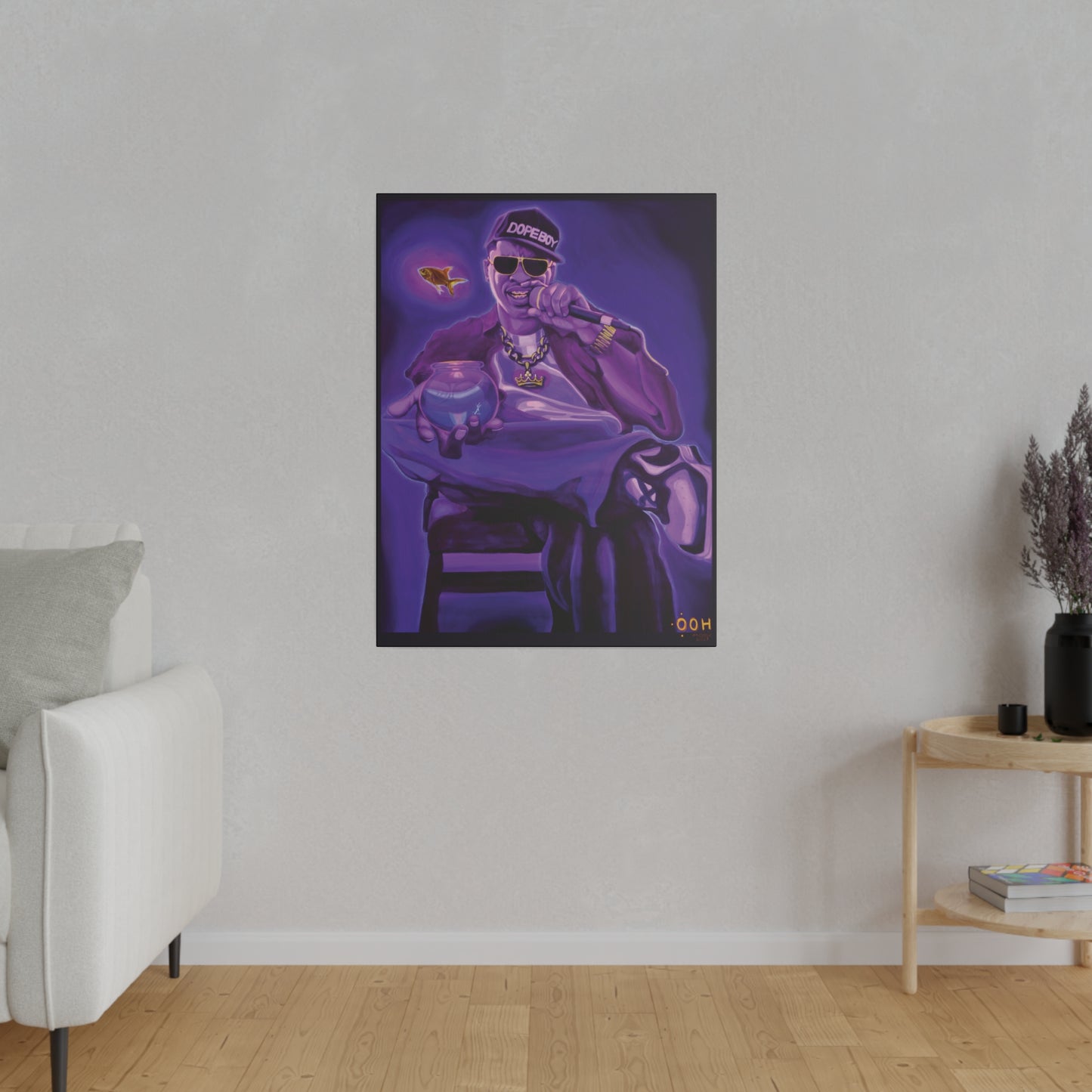 “OOH Forever.” on Stretched Canvas
