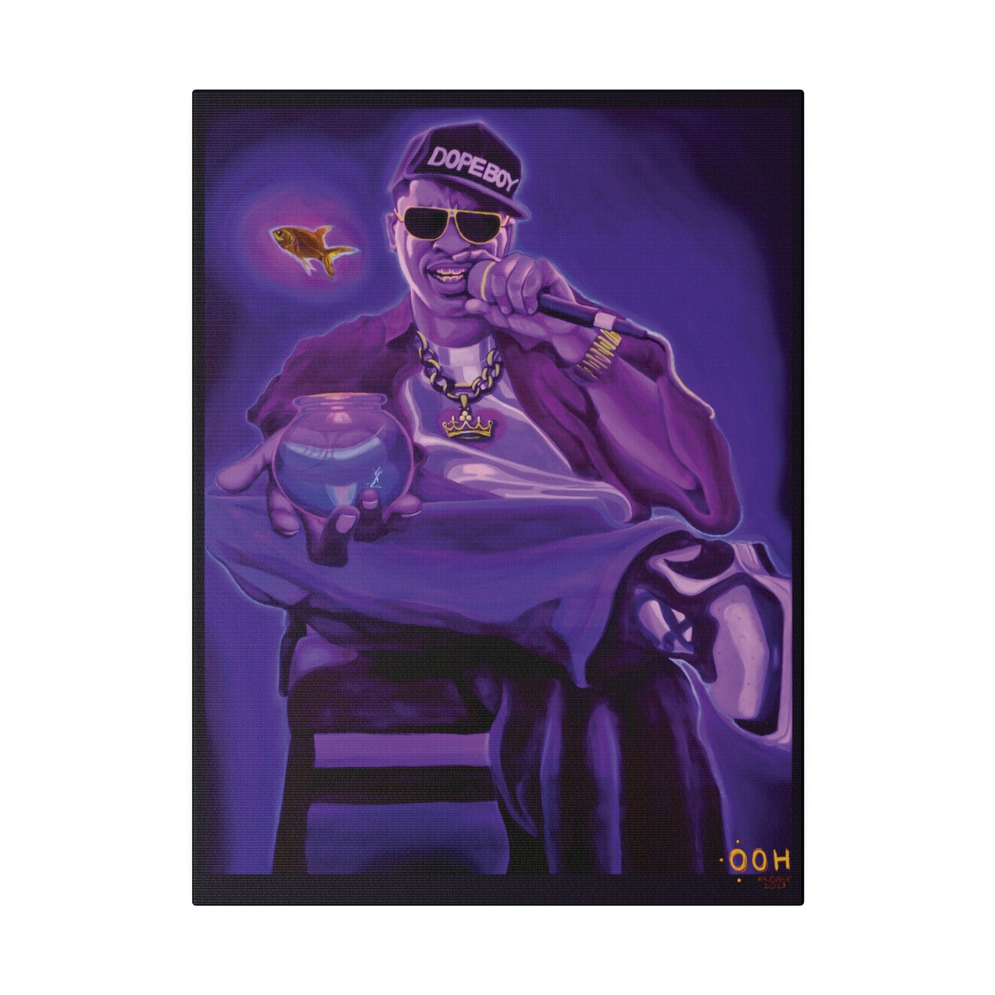 “OOH Forever.” on Stretched Canvas