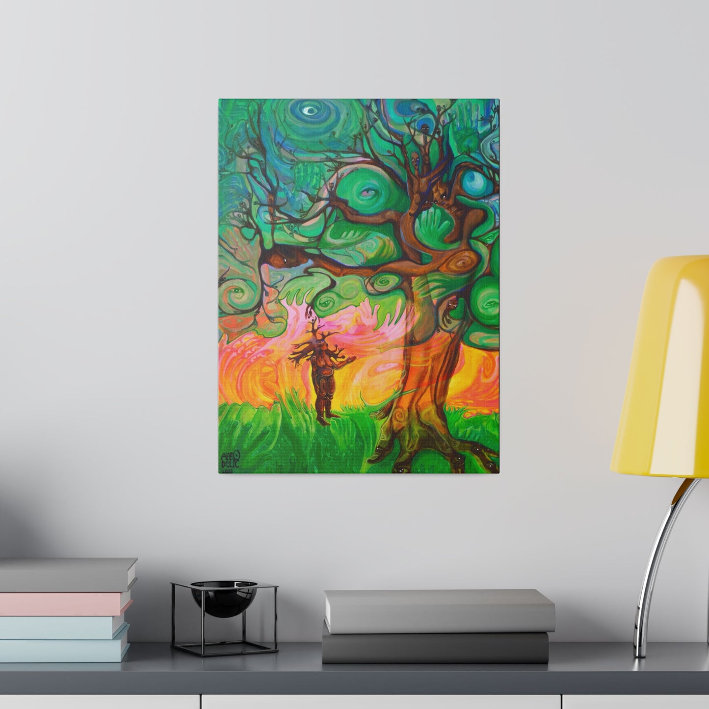 “Sister Tree, I Know You Are Me.” Stretched Canvas