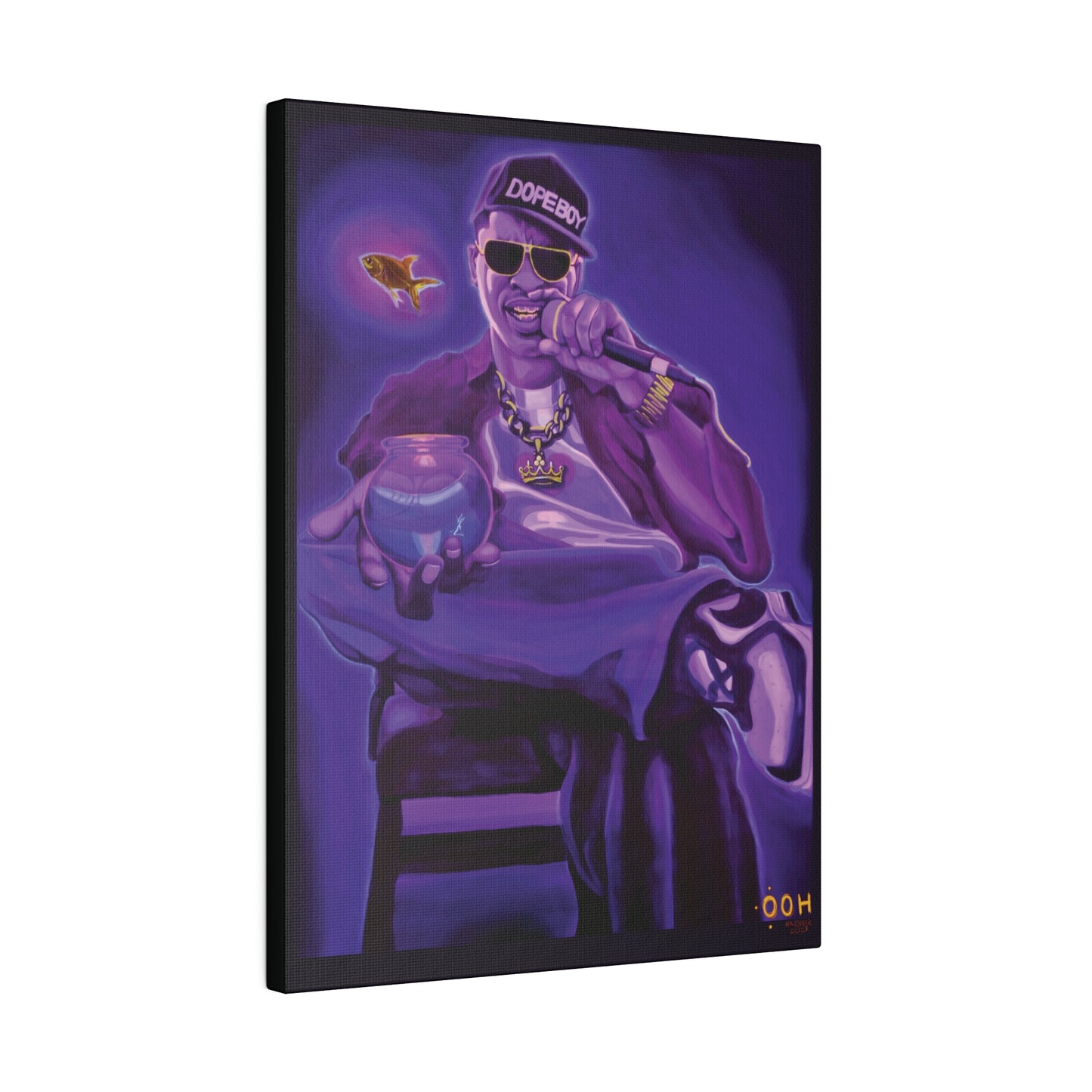 “OOH Forever.” on Stretched Canvas