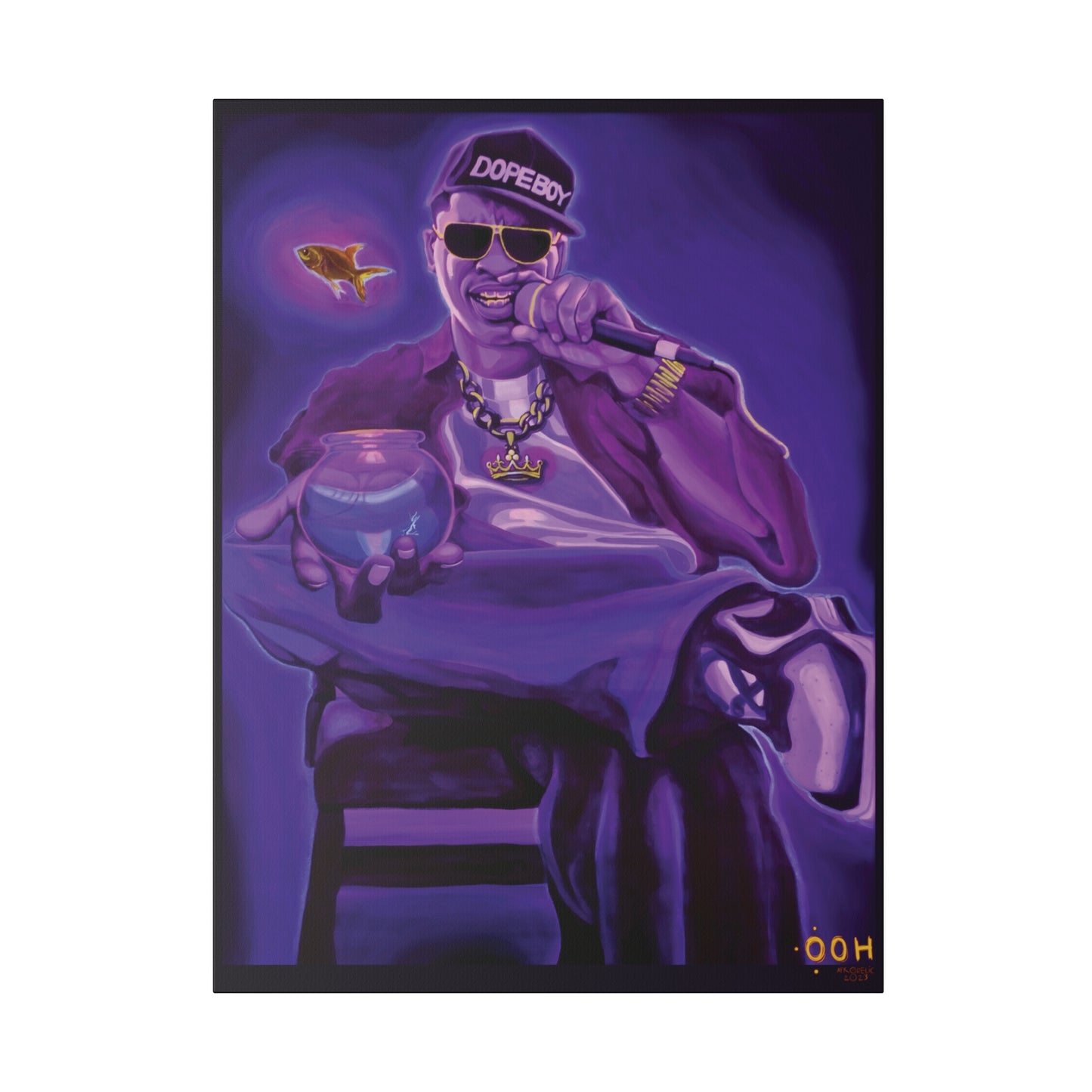 “OOH Forever.” on Stretched Canvas