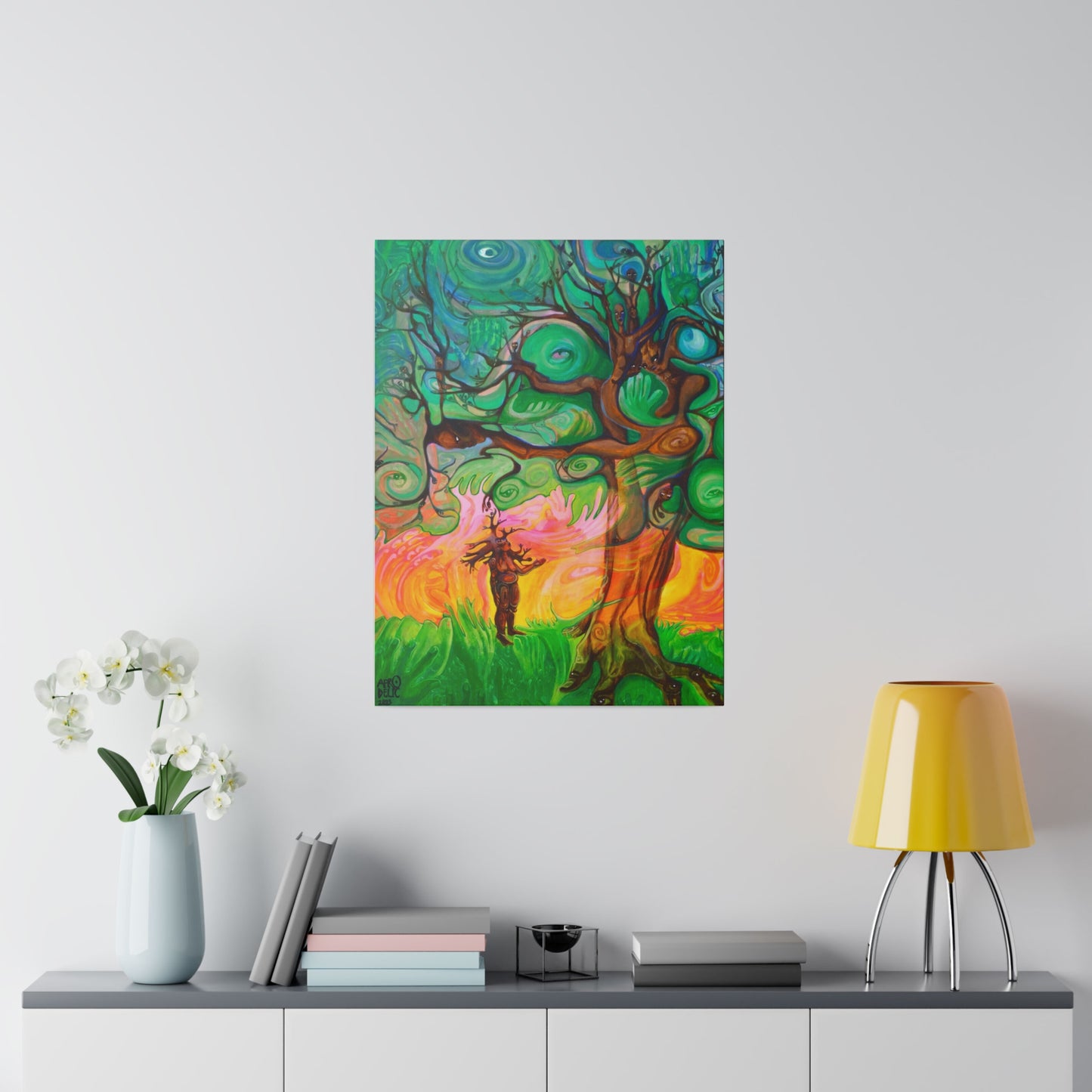 “Sister Tree, I Know You Are Me.” Stretched Canvas