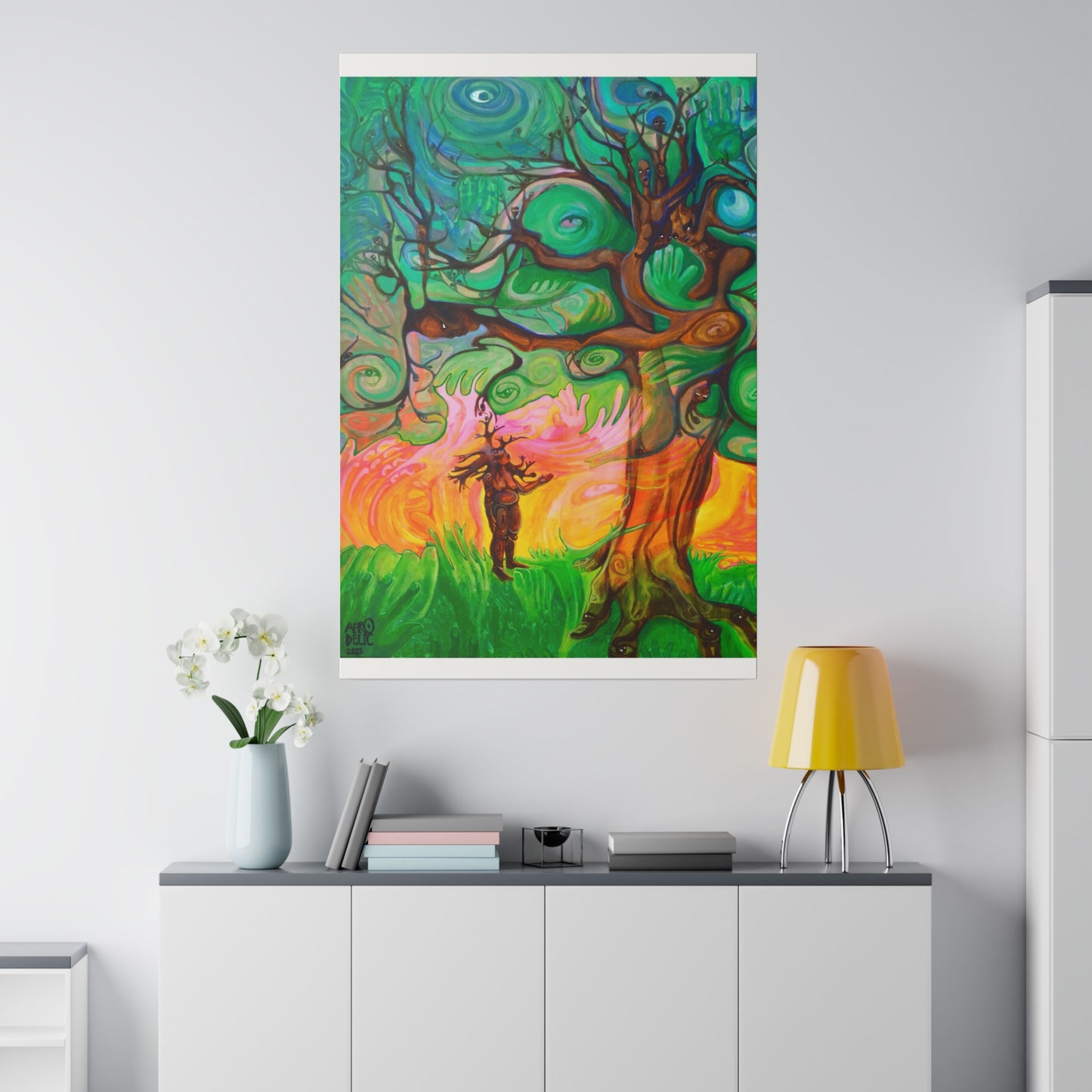 “Sister Tree, I Know You Are Me.” Stretched Canvas