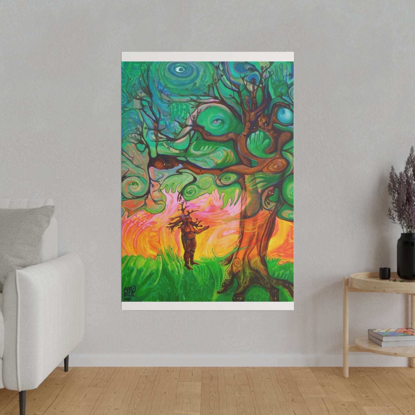 “Sister Tree, I Know You Are Me.” Stretched Canvas