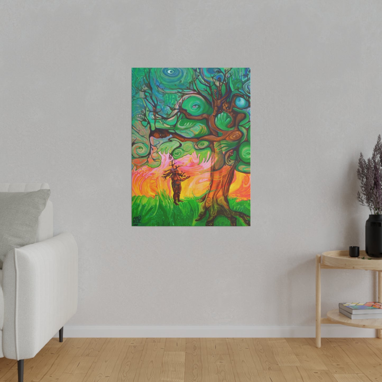 “Sister Tree, I Know You Are Me.” Stretched Canvas