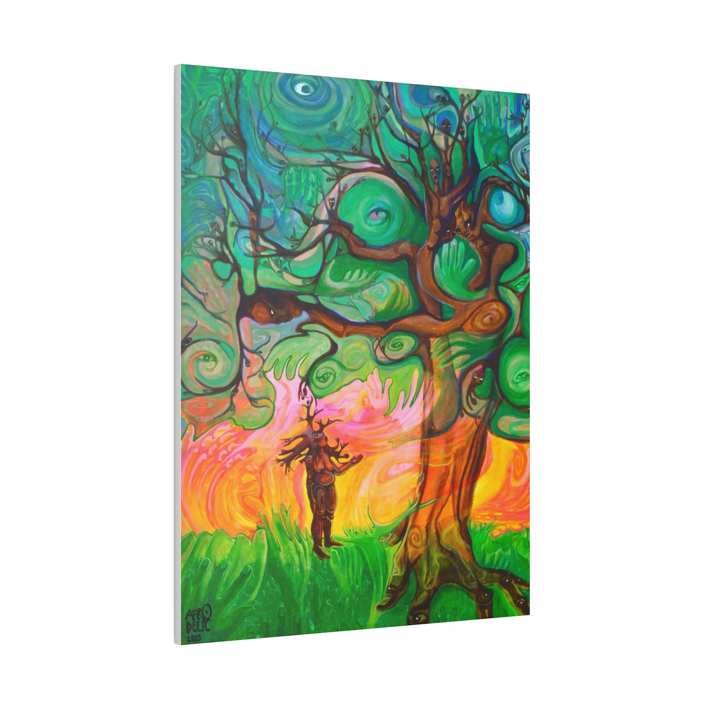 “Sister Tree, I Know You Are Me.” Stretched Canvas