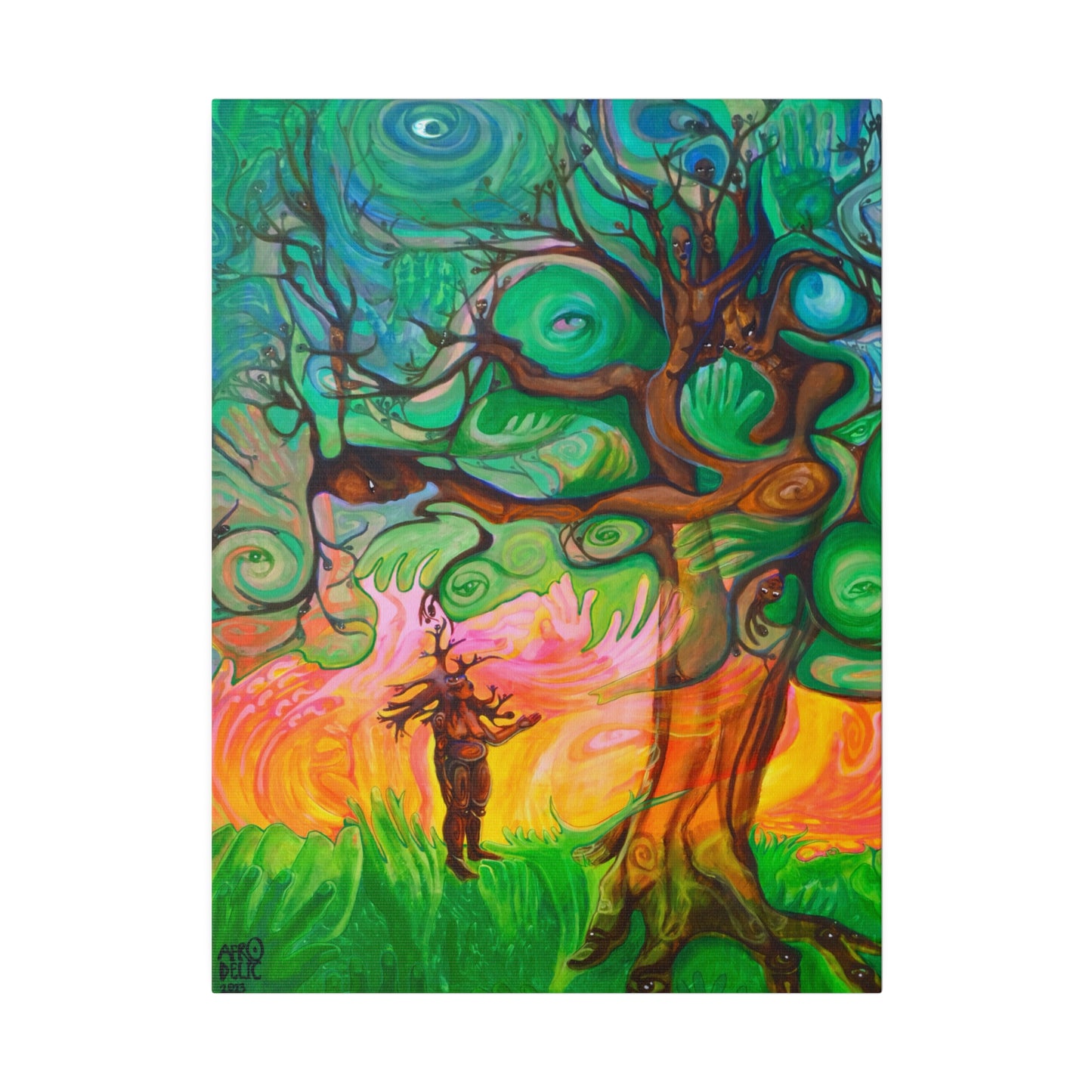 “Sister Tree, I Know You Are Me.” Stretched Canvas