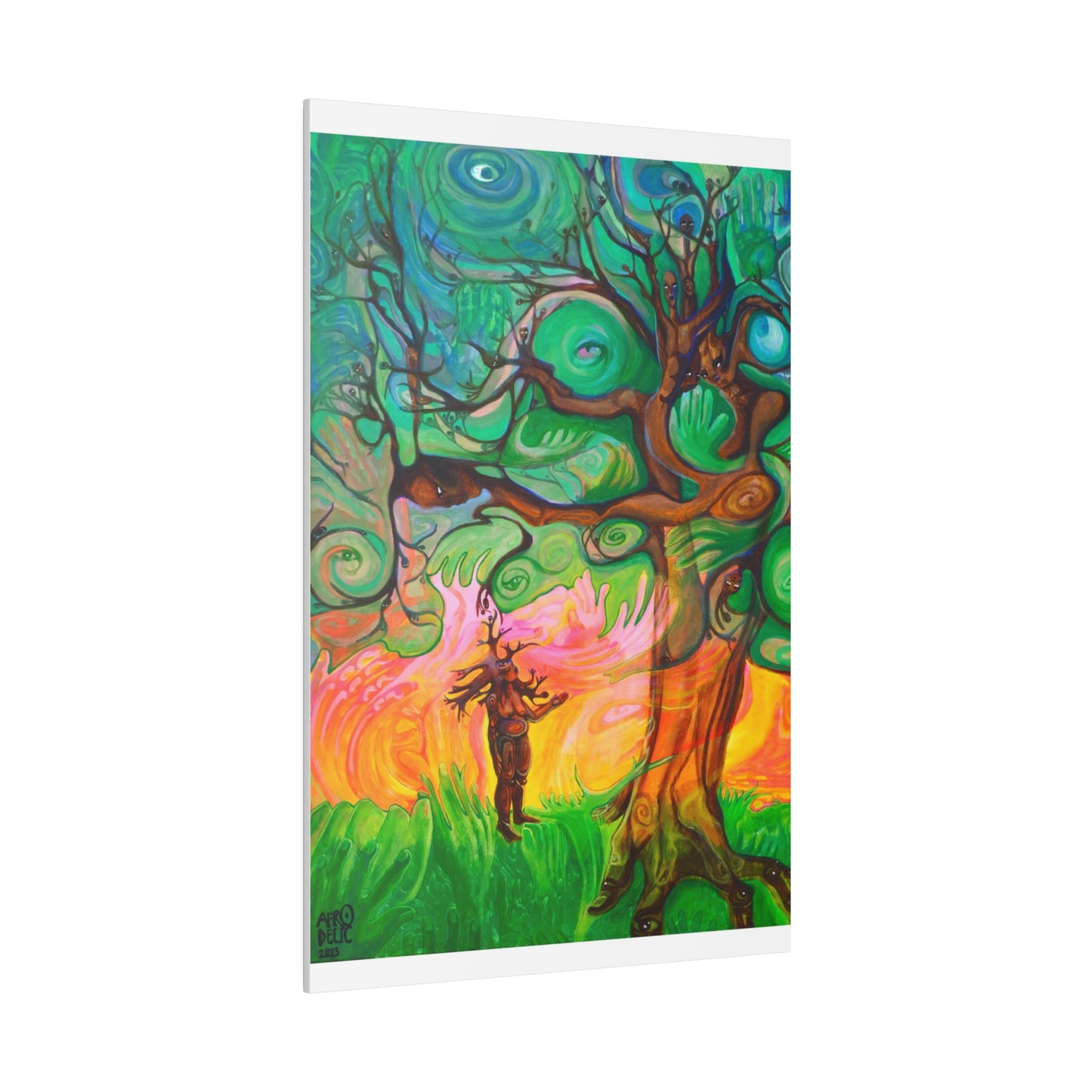 “Sister Tree, I Know You Are Me.” Stretched Canvas