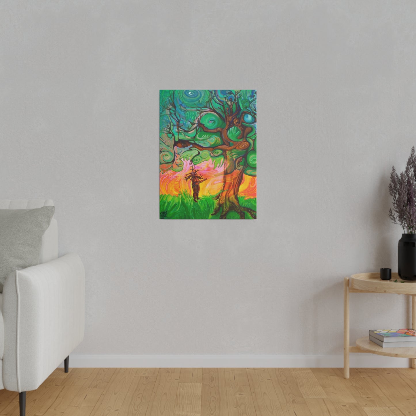 “Sister Tree, I Know You Are Me.” Stretched Canvas